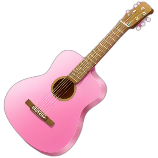 Guitar pick pink