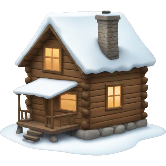 Snowy cabin