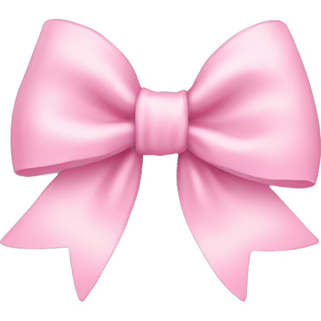 Baby pink bow