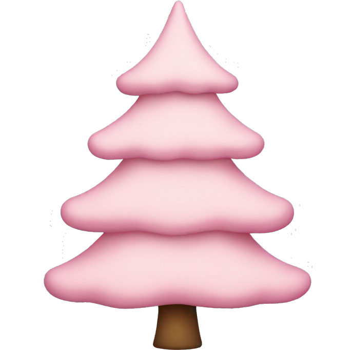 Light pink Christmas tree