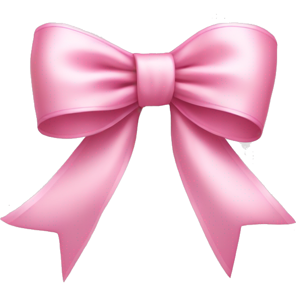 Light pink ribbon bow
