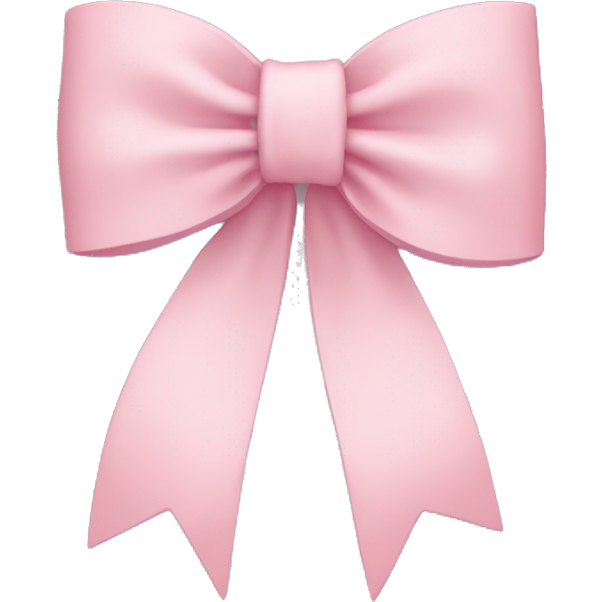 Light pink bow on light pink bow