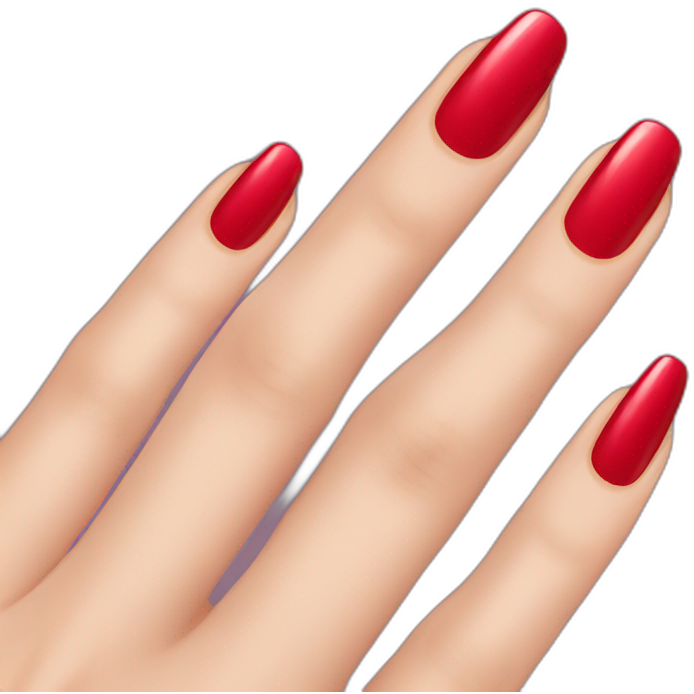 Red nail polish