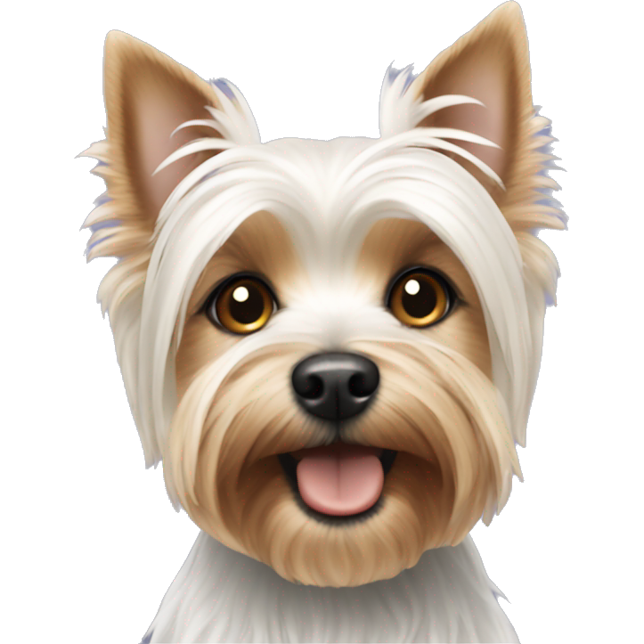 White yorkie terrier