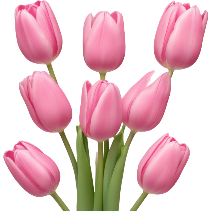 Ramo de tulipanes rosado pastel