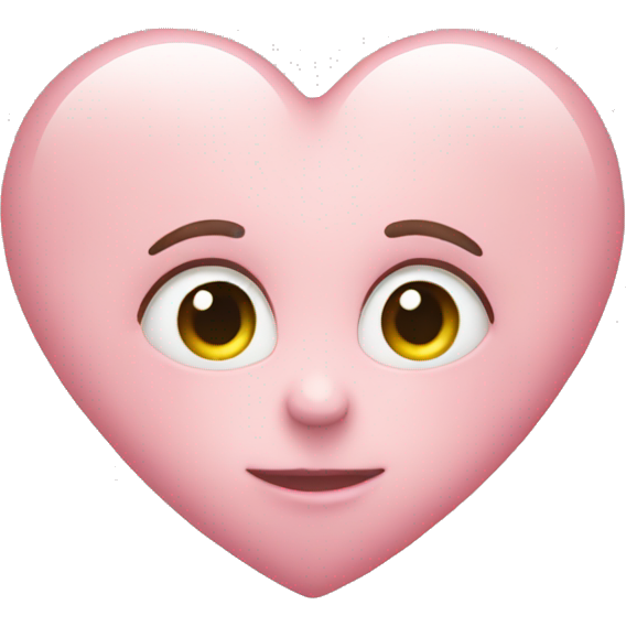 Baby pink heart