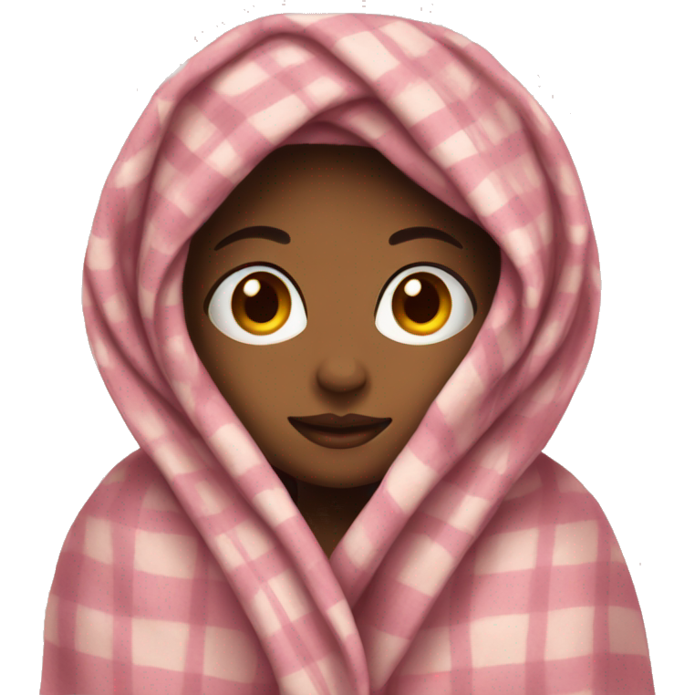 Girl in a blanket