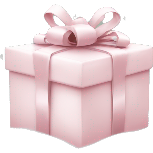 Light pink Christmas gifts under a white Christmas tree