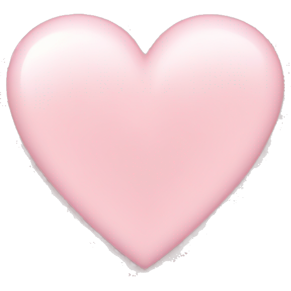Light pink heart