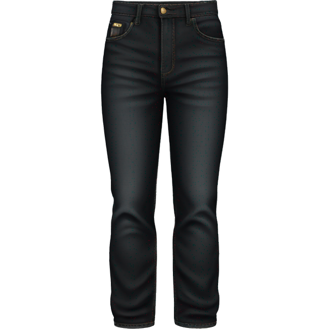 Long black baggy jeans