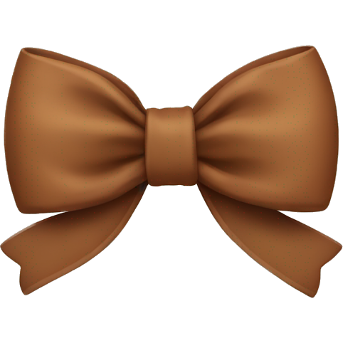 Cute brown bow