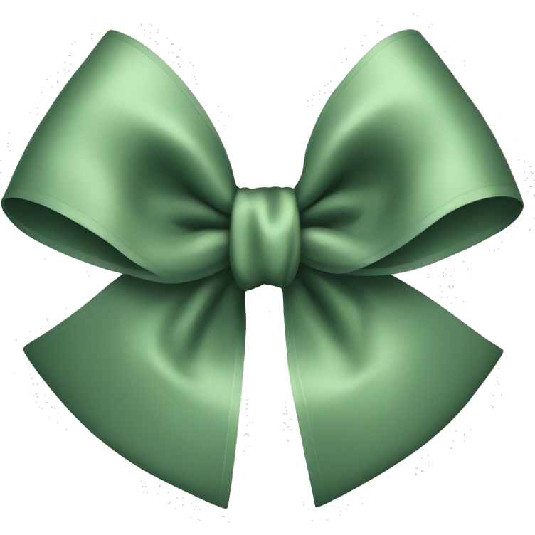 Sage green bow