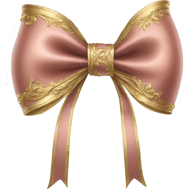 Vintage rococo bow