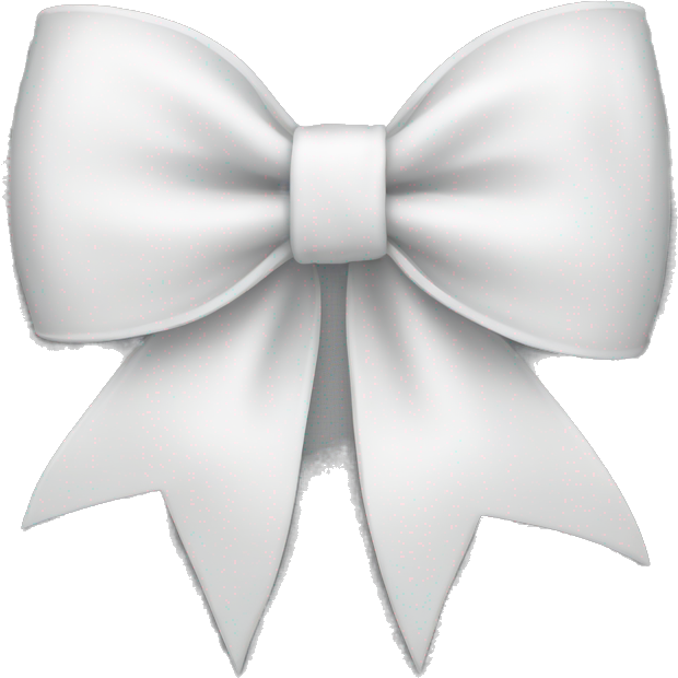 White bow