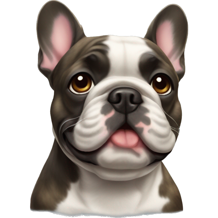 Brindle French bulldog