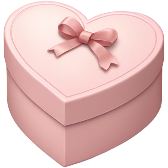 Heart chocolate box pink pastel