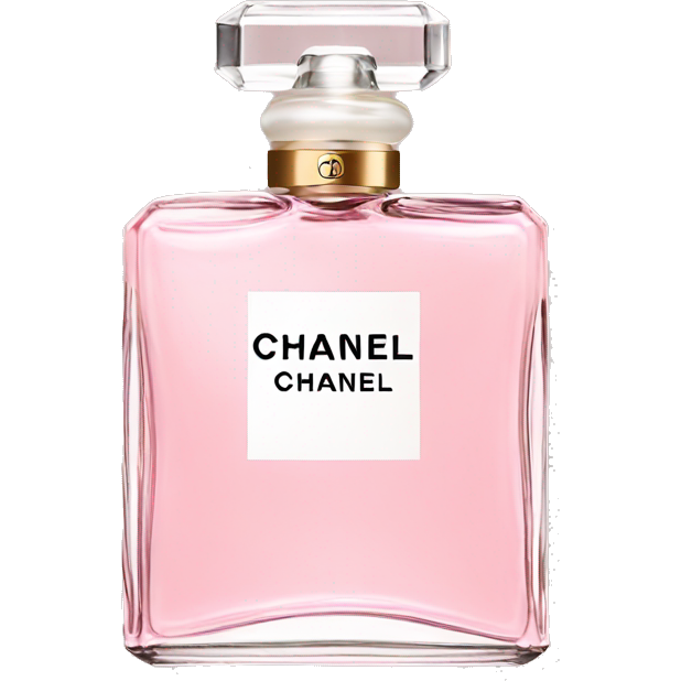 Light pink Chanel perfume