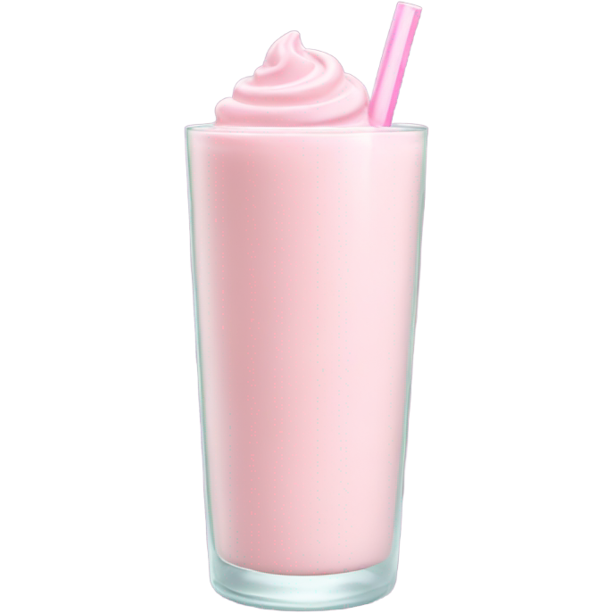 Pastel pink smoothie