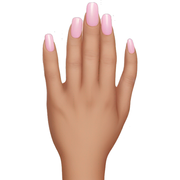 Light pink nails