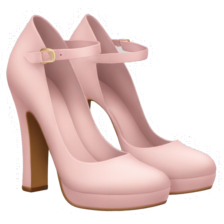 Pastel pink heels
