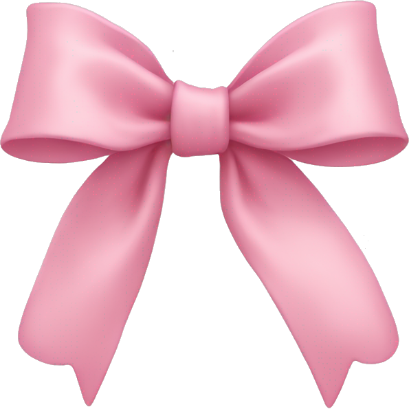 Light pink bow on light pink bow