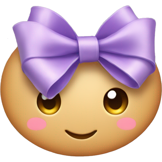 Lavender ribbon bow