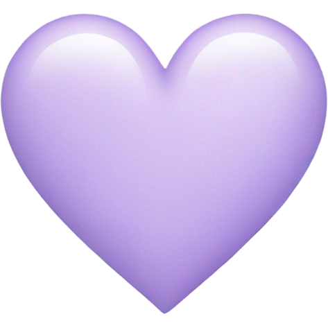 Pastel Purple Heart