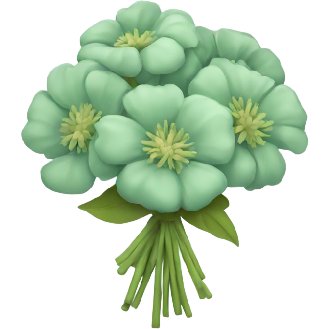 Sage green flower bouquet