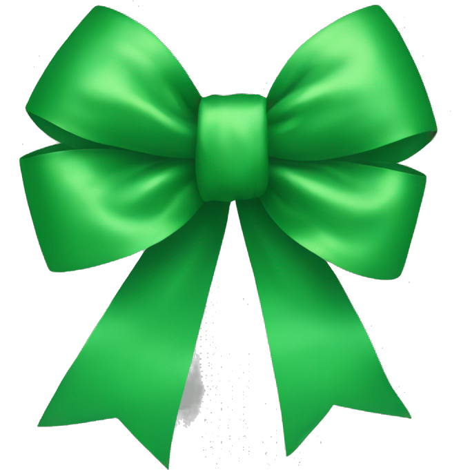 Big green bow
