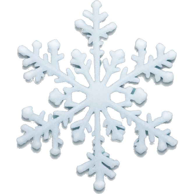 Snowflakes falling