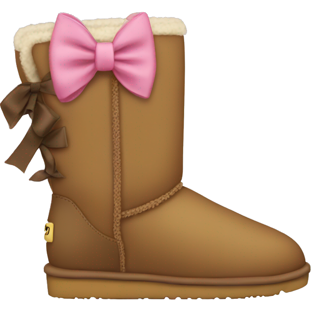 Uggs with a bow