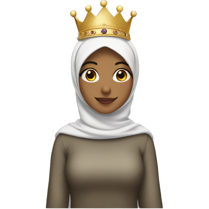Hijabi with crown