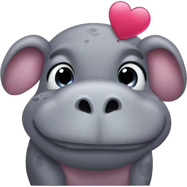 Hippopotamus in love