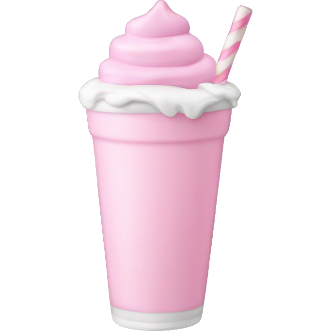 Milkshake from the bow store pink