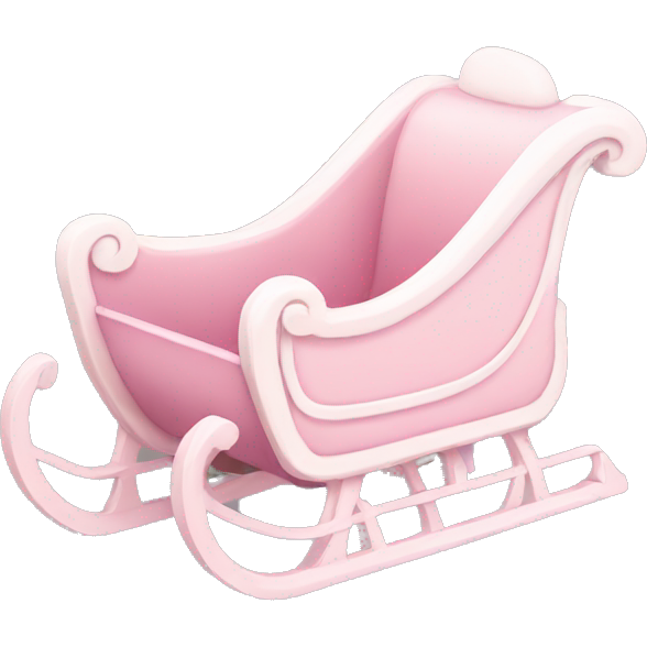 Light pink sleigh