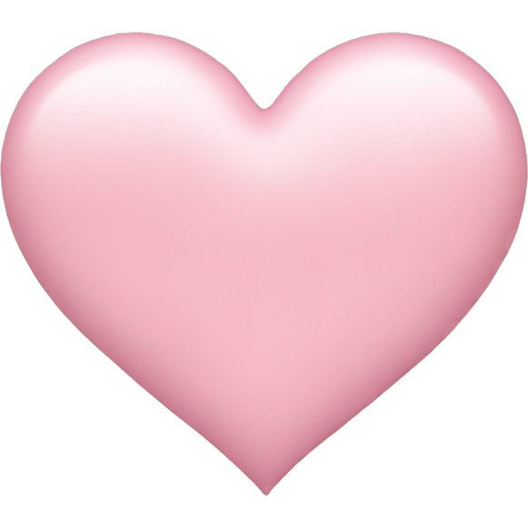 Pastel pink heart