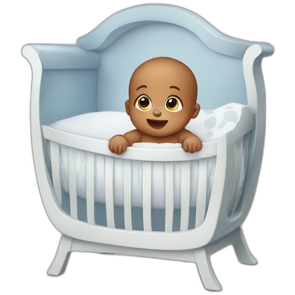 Baby in crib