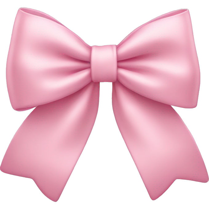 Light pink bow on light pink bow