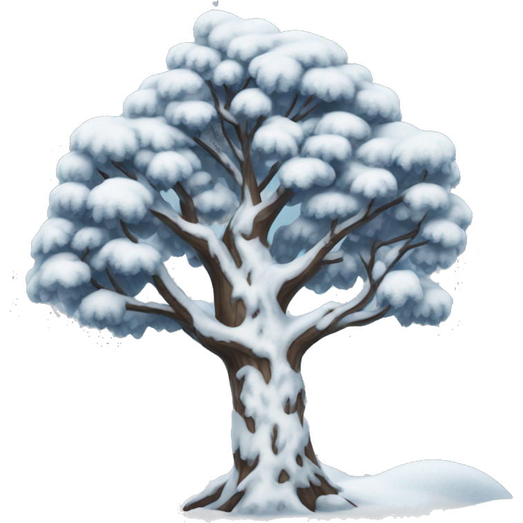 Snowy tree