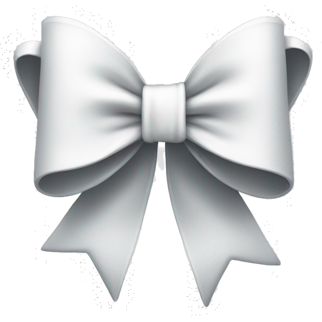 White bow