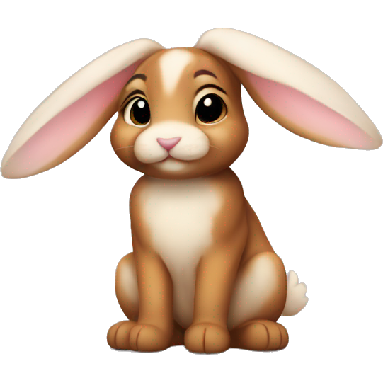 Cute canela belier bunny