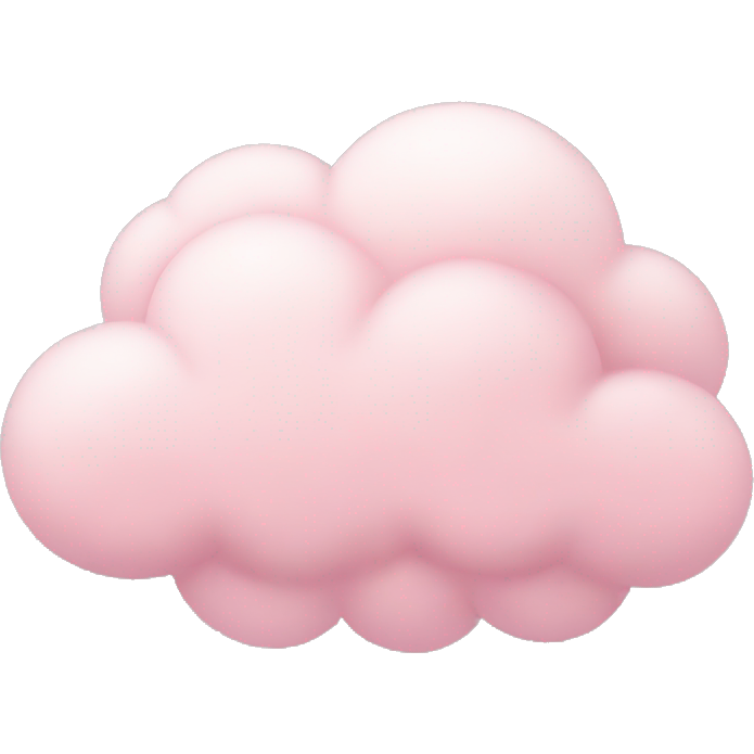 Pastel pink cloud