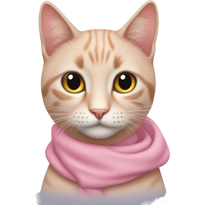 Un gato rosa