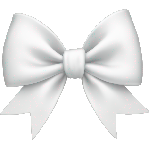 White bow