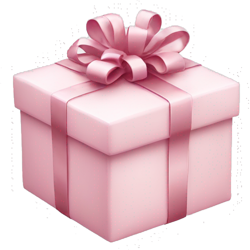 Light pink Christmas gifts under a white Christmas tree