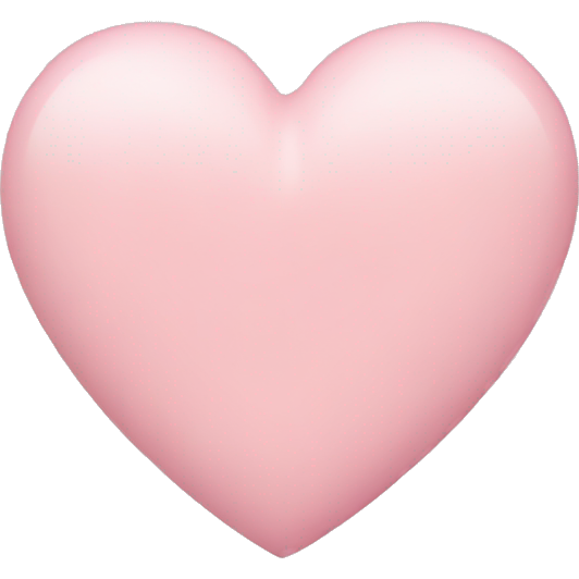Pastel pink heart
