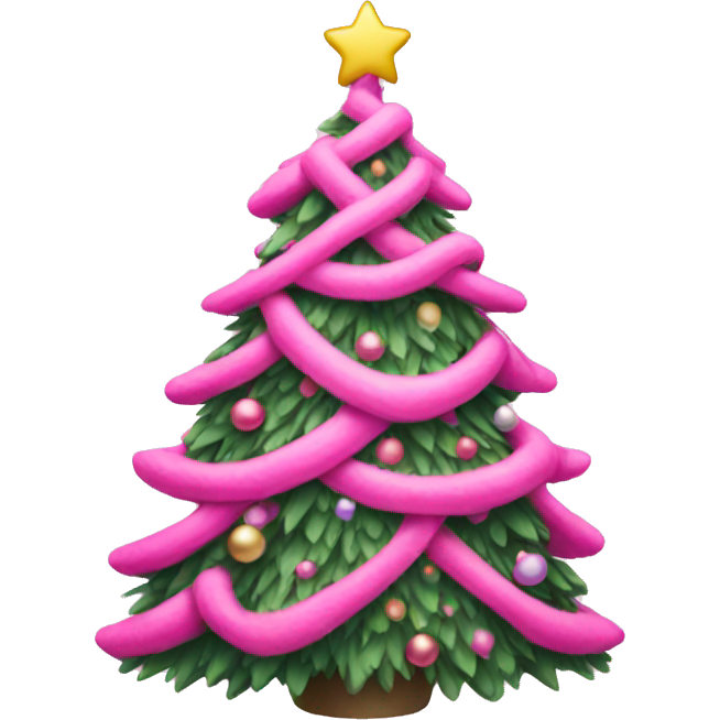 Pink Christmas tree