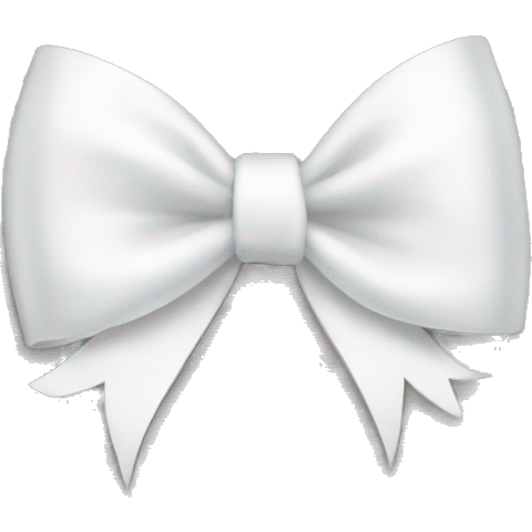 White bow