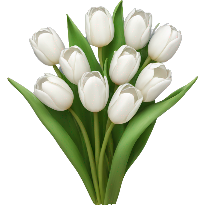 White tulip bouquet