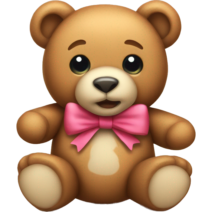 Teddy bear with bow